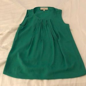 Green Sleeveless Blouse
